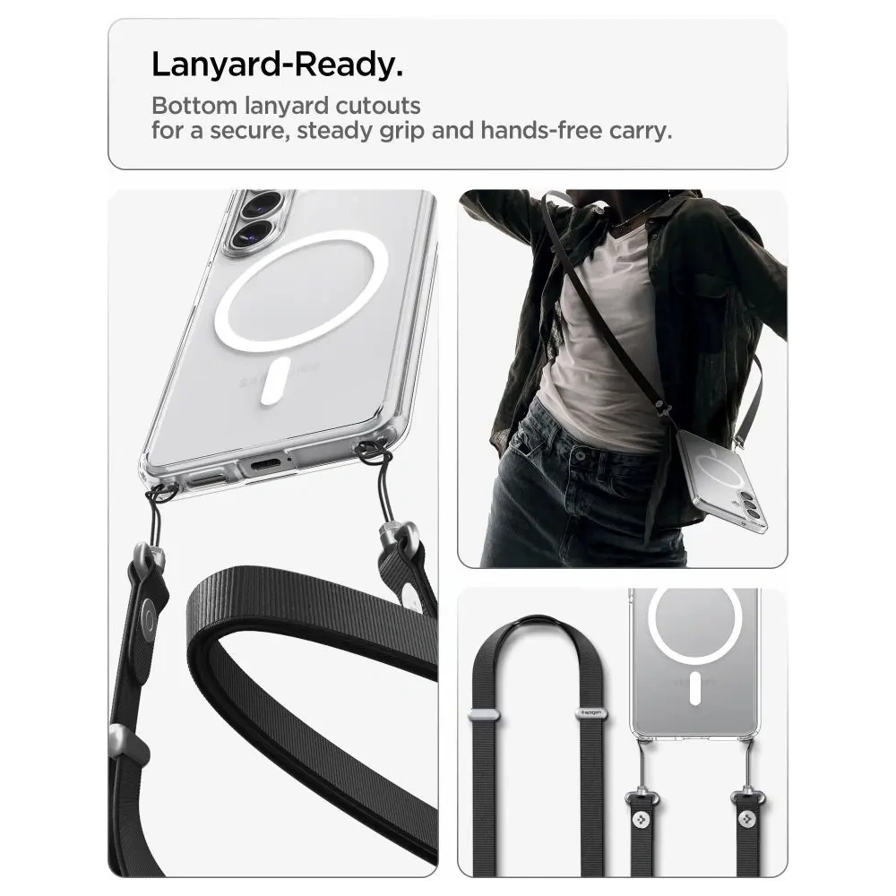 Etui Spigen Ultra Hybrid Mag MagSafe do Samsung Galaxy S26 Clear/white