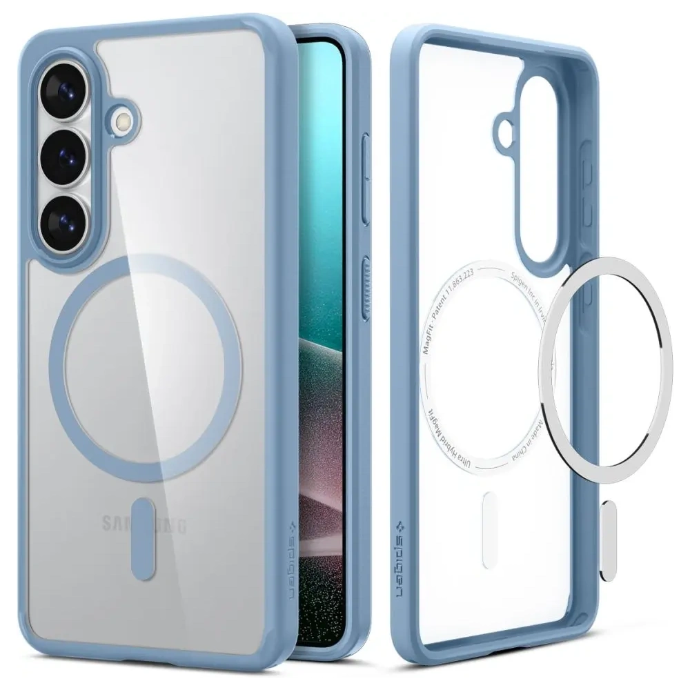 Etui Spigen Ultra Hybrid Mag MagSafe do Samsung Galaxy S26 Light Blue