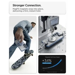 Etui Spigen Ultra Hybrid Mag MagSafe do Samsung Galaxy S26 Light Blue