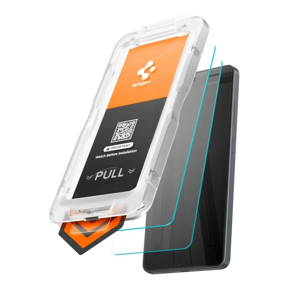 Szkło hartowane Spigen Glas.tr EZ Fit Pro AluminaCore HD do Samsung Galaxy S26 Clear [2 PACK]