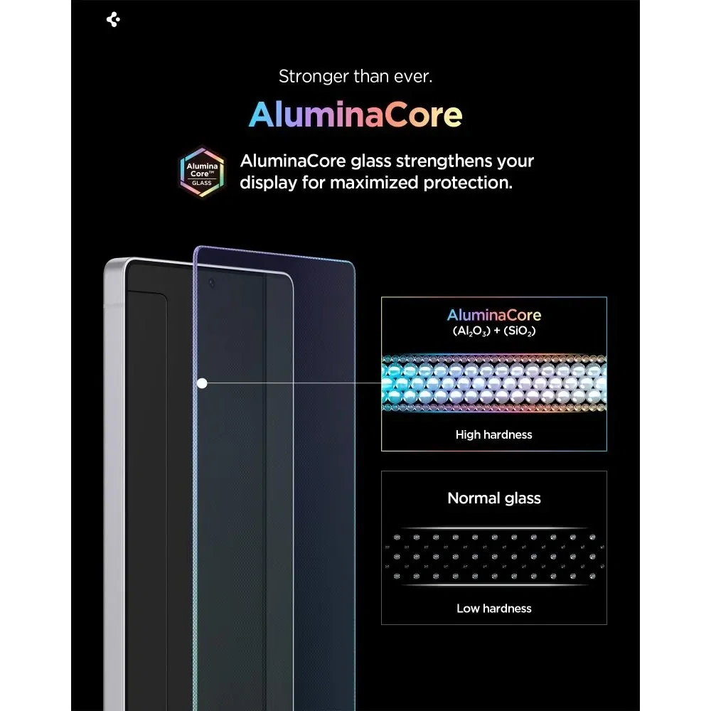 Szkło hartowane Spigen Glas.tr EZ Fit Pro AluminaCore HD do Samsung Galaxy S26 Clear