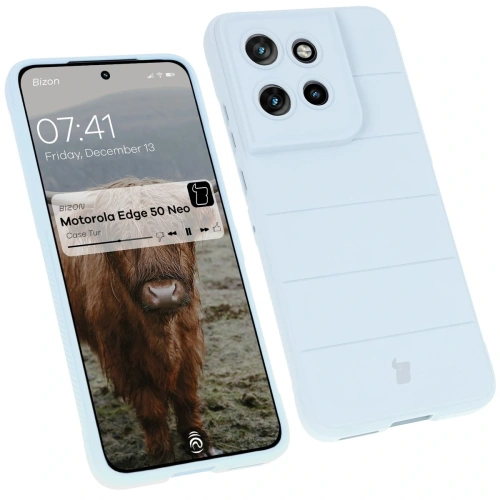 [CR] Pancerne etui Bizon Case Tur do Motorola Edge 50 Neo jasnoniebieskie