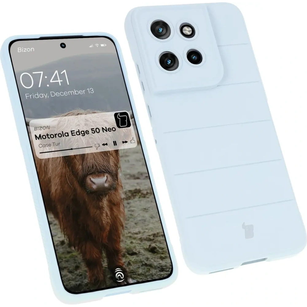 [CR] Pancerne etui Bizon Case Tur do Motorola Edge 50 Neo jasnoniebieskie