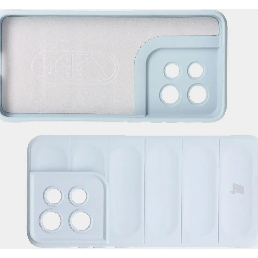 [CR] Pancerne etui Bizon Case Tur do Motorola Edge 50 Neo jasnoniebieskie