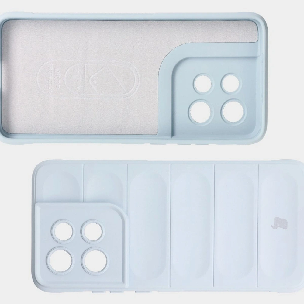 [CR] Pancerne etui Bizon Case Tur do Motorola Edge 50 Neo jasnoniebieskie