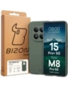 Etui Bizon Case Łupka do Xiaomi Redmi Note 15 Pro+ Plus 5G / POCO M8 Pro 5G zielone