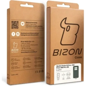 Etui Bizon Case Łupka do Xiaomi Redmi Note 15 Pro+ Plus 5G / POCO M8 Pro 5G zielone