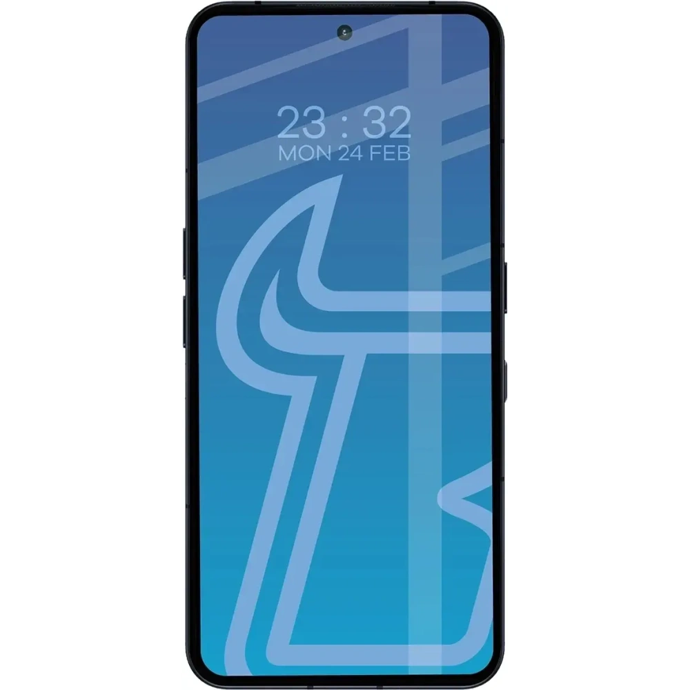 Etui z pierścieniem magnetycznym + szkło hartowane Bizon MatteO Pack do Nothing Phone (3), przydymione-beżowe