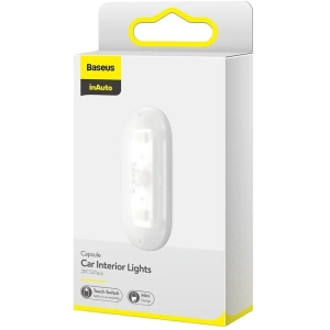 Wholesale Baseus Capsule car lamp for interior lighting, 2 pcs. (white) - BSU1710WHT - {ean13} - Hurt