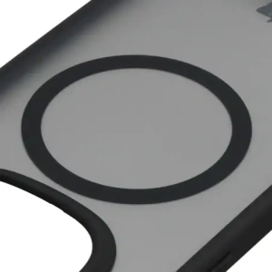 Etui z pierścieniem magnetycznym + szkło hartowane Bizon MatteO Pack do Xiaomi Redmi Note 15 Pro 5G, przydymione-czarne