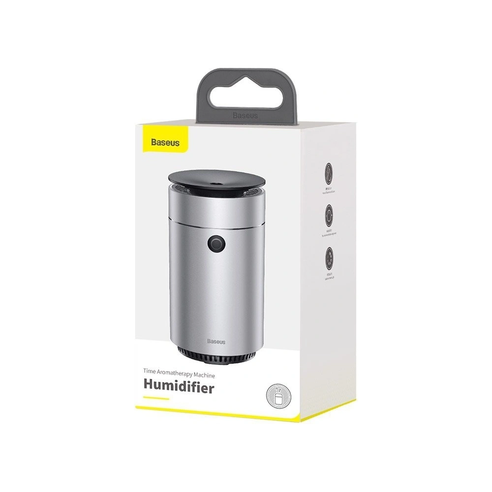Hurtownia GSM - Auto-Luftbefeuchter Baseus Time Aromatherapiegerät, 75ml (silber) - BSU1711SLV - {ean13} - Hurt