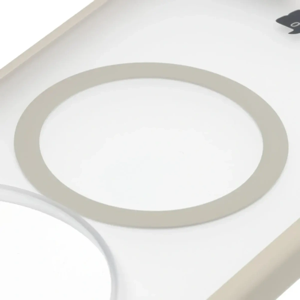 Etui z pierścieniem magnetycznym + szkło hartowane Bizon MatteO Pack do Xiaomi 17 Ultra, przydymione-beżowe