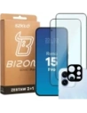 2x Szkło + szybka na aparat Bizon Edge Pack do Oppo Reno 15 Pro