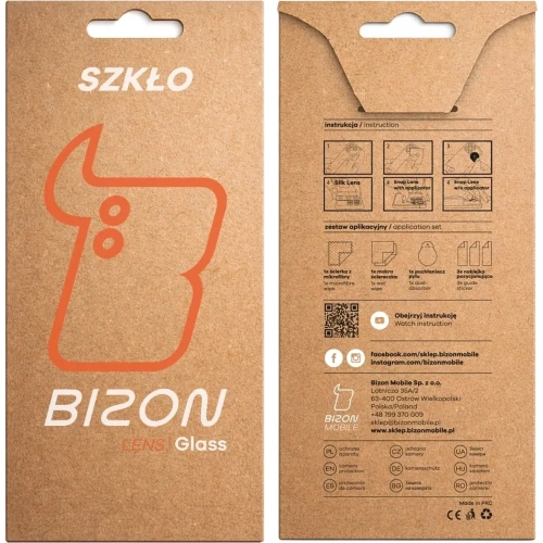 Szkło na aparat Bizon Glass Lens do Oppo Reno 15 F / FS [2 PACK]