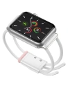 Pasek Baseus Lets Go Apple Watch 4/5/6/7/SE/8/9/Ultra 44/45/49mm (biało-różowy)