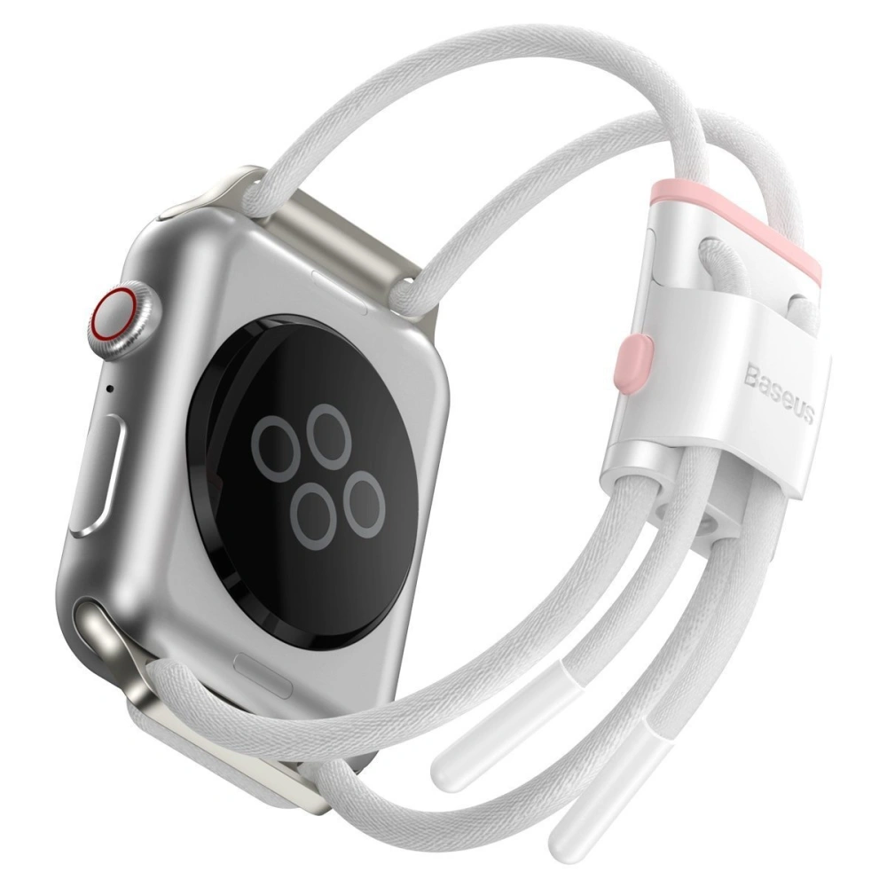 Wholesale Baseus Let\'s Go strap Apple Watch 3/4/5 42mm/44mm (white&pink) - BSU1713WHTPNK - {ean13} - Hurt
