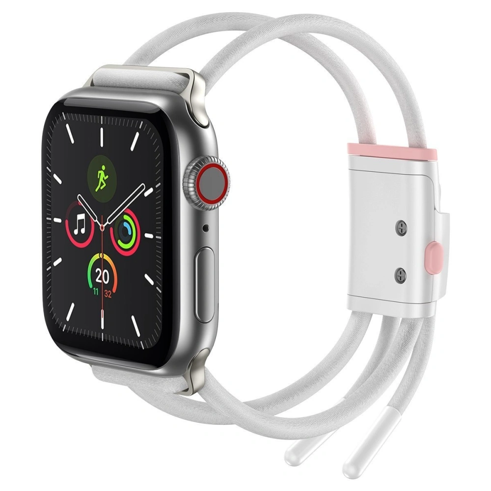 Wholesale Baseus Let\'s Go strap Apple Watch 3/4/5 42mm/44mm (white&pink) - BSU1713WHTPNK - {ean13} - Hurt