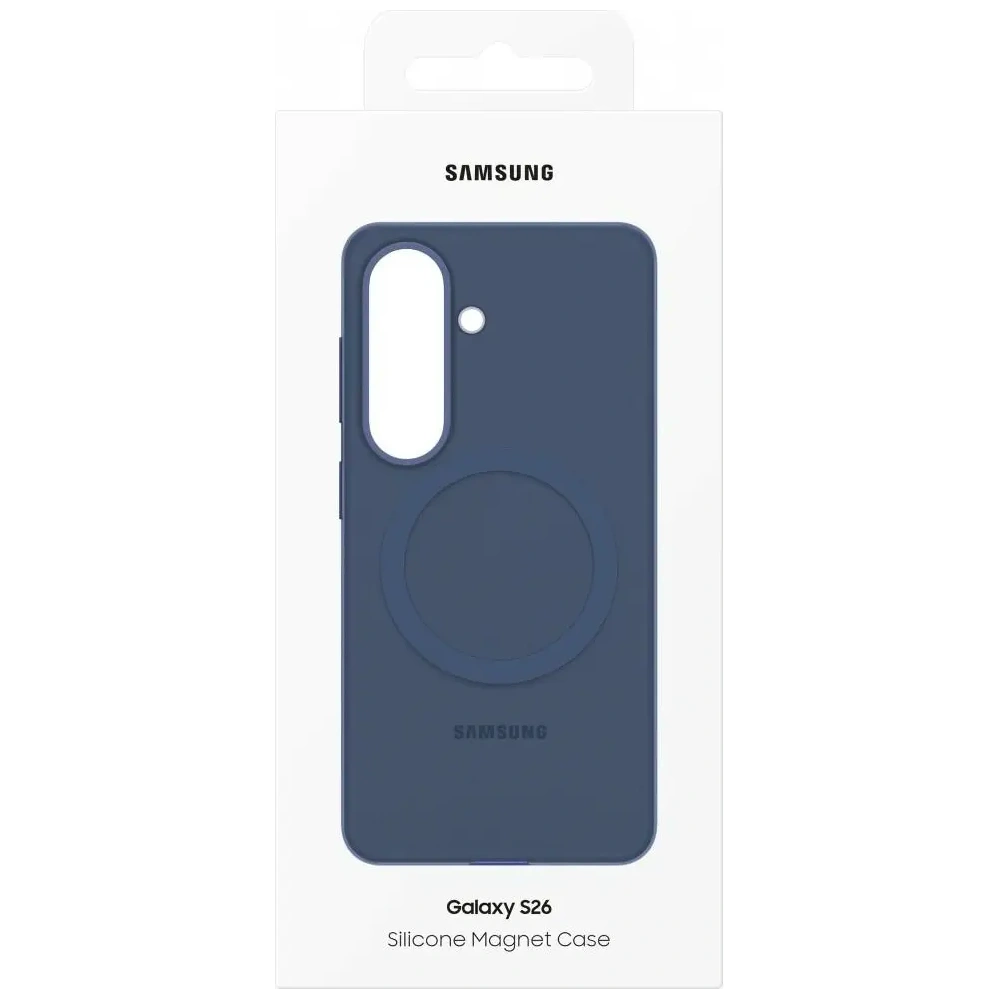 Etui Samsung Silicone Magnet do Galaxy S26 niebiesko-fioletowy
