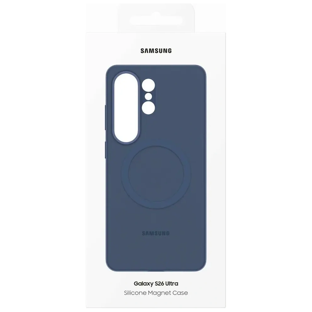 Etui Samsung Silicone Magnet do Galaxy S26 Ultra niebiesko-fioletowy