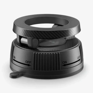 Uchwyt samochodowy na kokpit / szybę Spigen MFT36 Vacuumlock Magnetic MagSafe Dashboard Car Mount Black