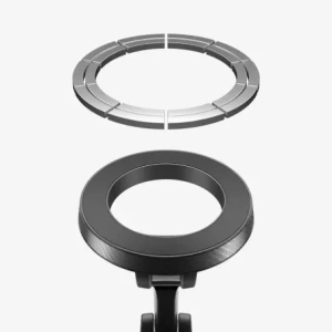 Uchwyt samochodowy na kokpit / szybę Spigen MFT36 Vacuumlock Magnetic MagSafe Dashboard Car Mount Black