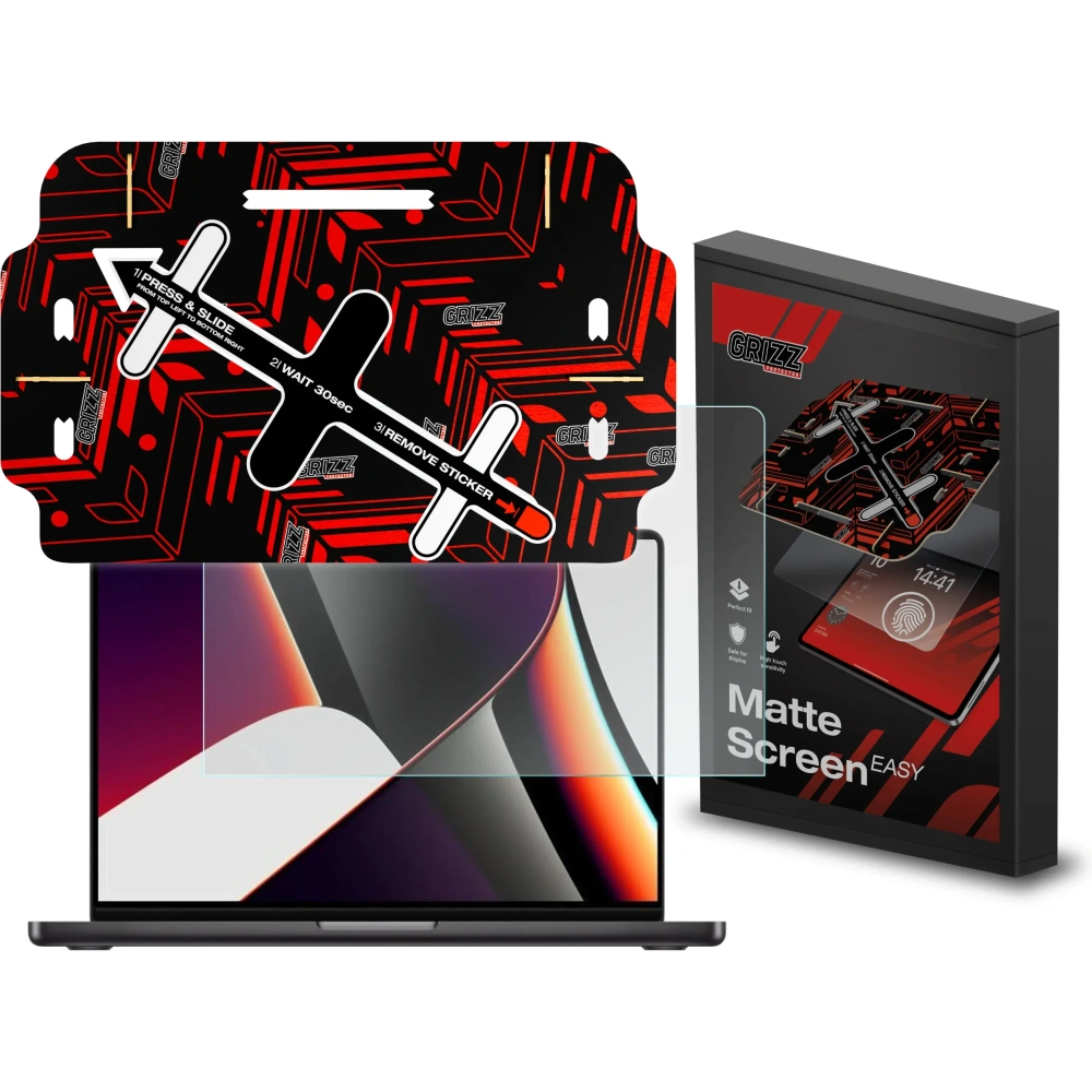 Folia matowa GrizzGlass MatteScreen Easy do Apple MacBook Pro 14" M5 2025