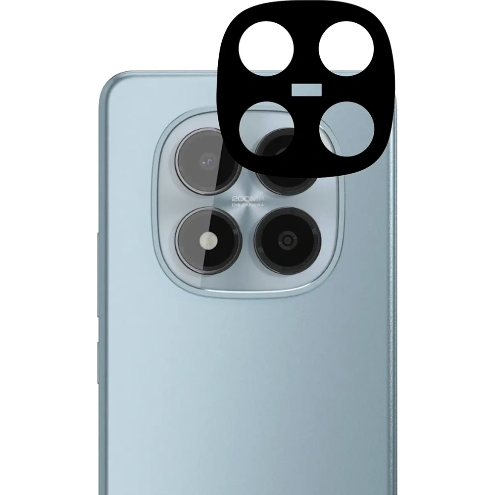 Szkło na aparat Bizon Glass Snap Lens do Xiaomi Redmi Note 15 Pro 4G czarna ramka