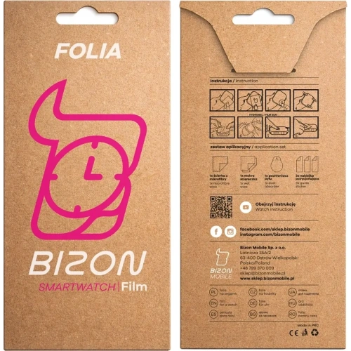 Folia matowa Bizon Watch Film Sun do Garmin Quatix 8 Pro 47 mm