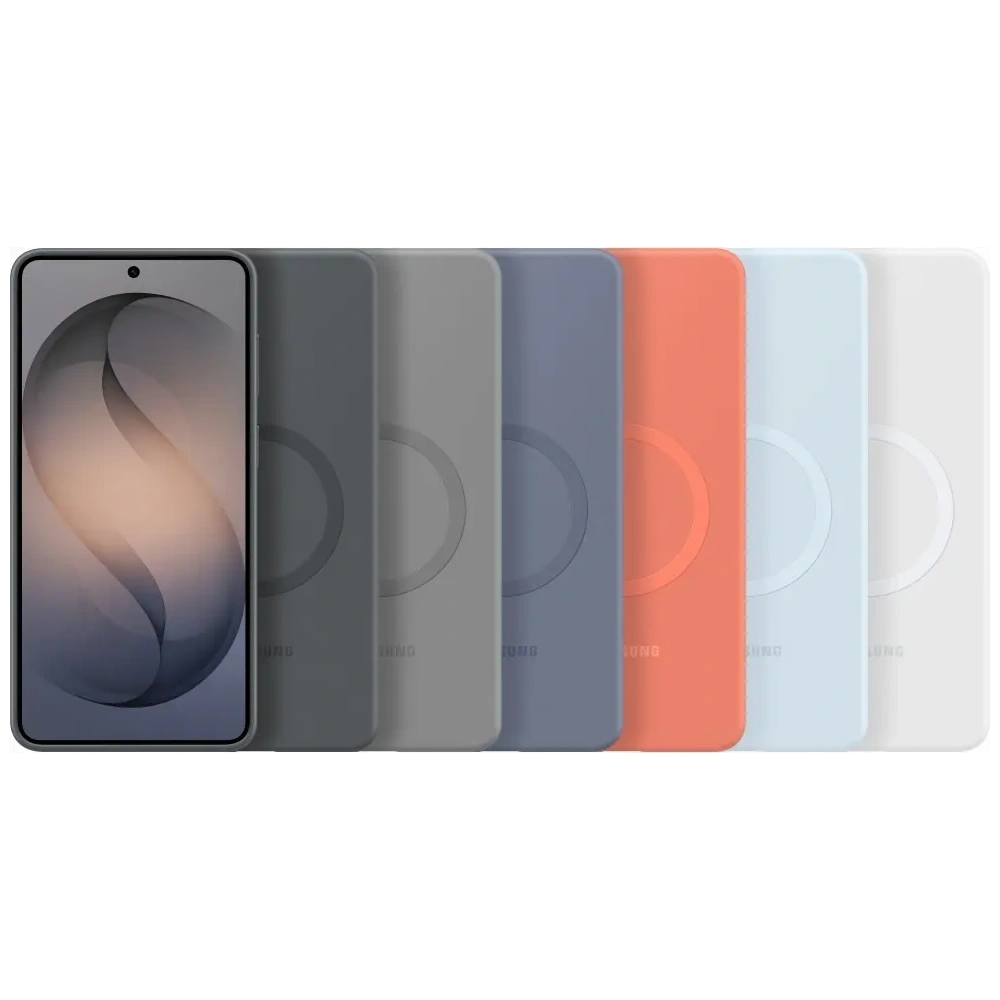 Etui Samsung Silicone Magnet do Galaxy S26+ Plus niebiesko-fioletowy