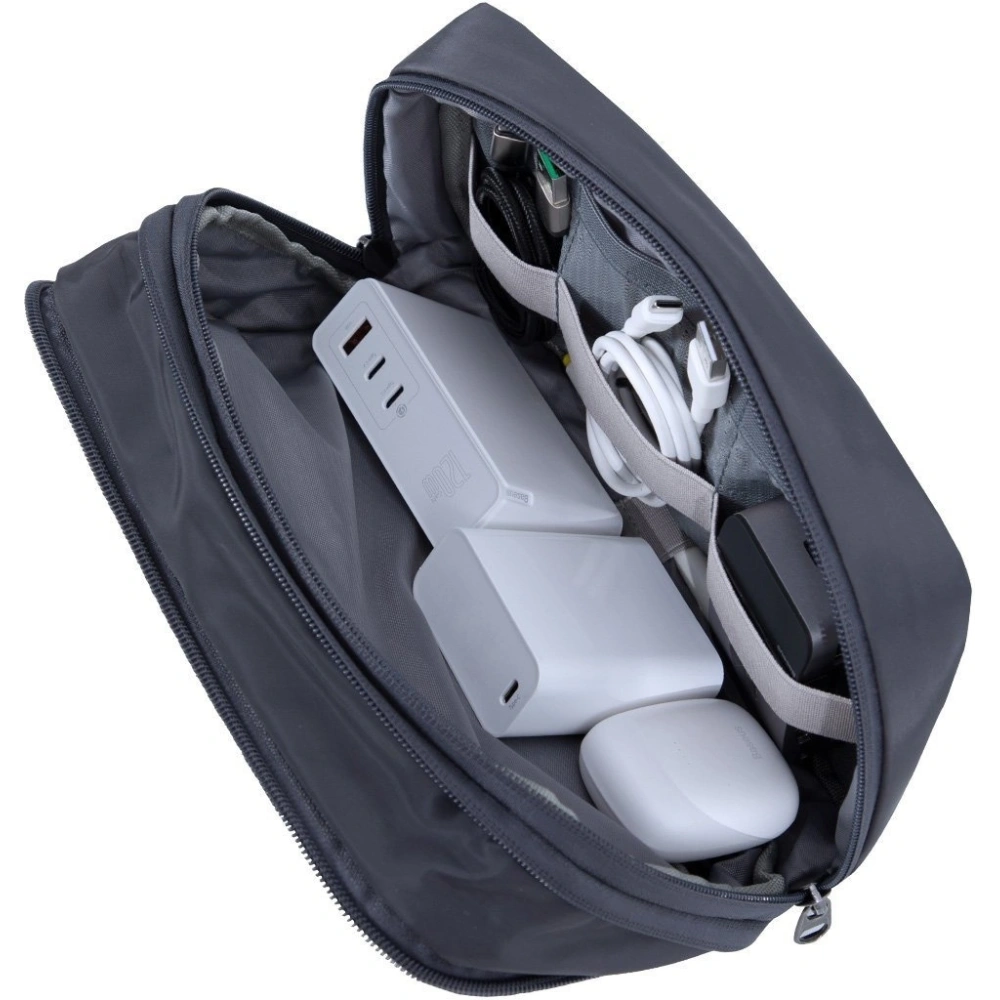 Wholesale Baseus Track case for accessories, shock resistant, waterproof 225x140x55mm (dark grey) - BSU1718GRY - {ean13} - Hurt