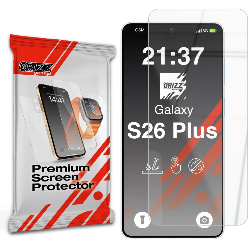 Szkło hybrydowe GrizzGlass HybridGlass do Samsung Galaxy S26+ Plus