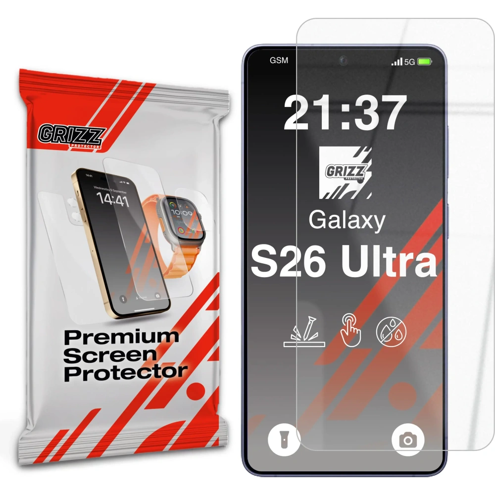 Szkło hybrydowe GrizzGlass HybridGlass do Samsung Galaxy S26 Ultra