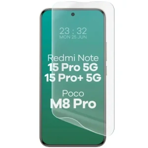 Folia hydrożelowa na ekran Bizon Film Hydrogel Front do Xiaomi Redmi Note 15 Pro 5G / 15 Pro+ Plus 5G / POCO M8 Pro 5G