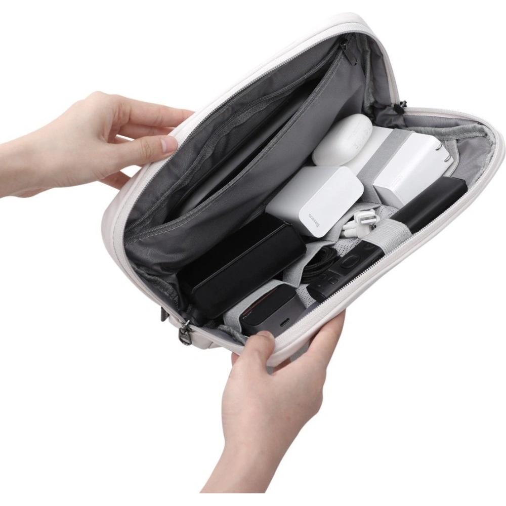 Hurtownia GSM - Etui Baseus Basics S na příslušenství, nárazuvzdorné, voděodolné 220x140x60mm (bílé) - BSU1721WHT - {ean13} - Hurt