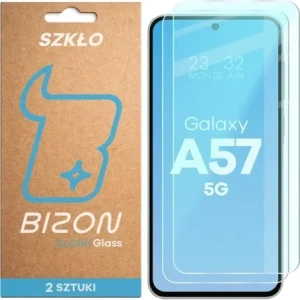 Szkło hartowane Bizon Glass Clear Duo do Samsung Galaxy A57 5G [2 PACK]