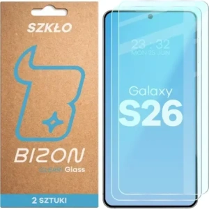 Szkło hartowane Bizon Glass Clear Duo do Samsung Galaxy S26 [2 PACK]