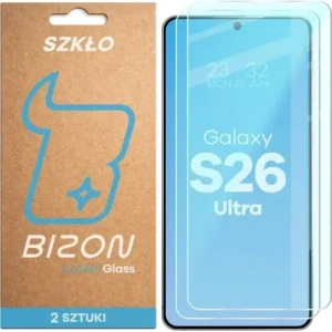 Szkło hartowane Bizon Glass Clear Duo do Samsung Galaxy S26 Ultra [2 PACK]
