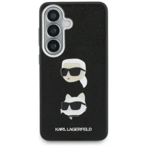 Etui Karl Lagerfeld Saffiano Double Heads Metal do Samsung Galaxy S26+ Plus czarny