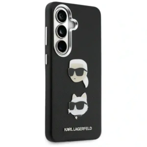 Etui Karl Lagerfeld Saffiano Double Heads Metal do Samsung Galaxy S26+ Plus czarny