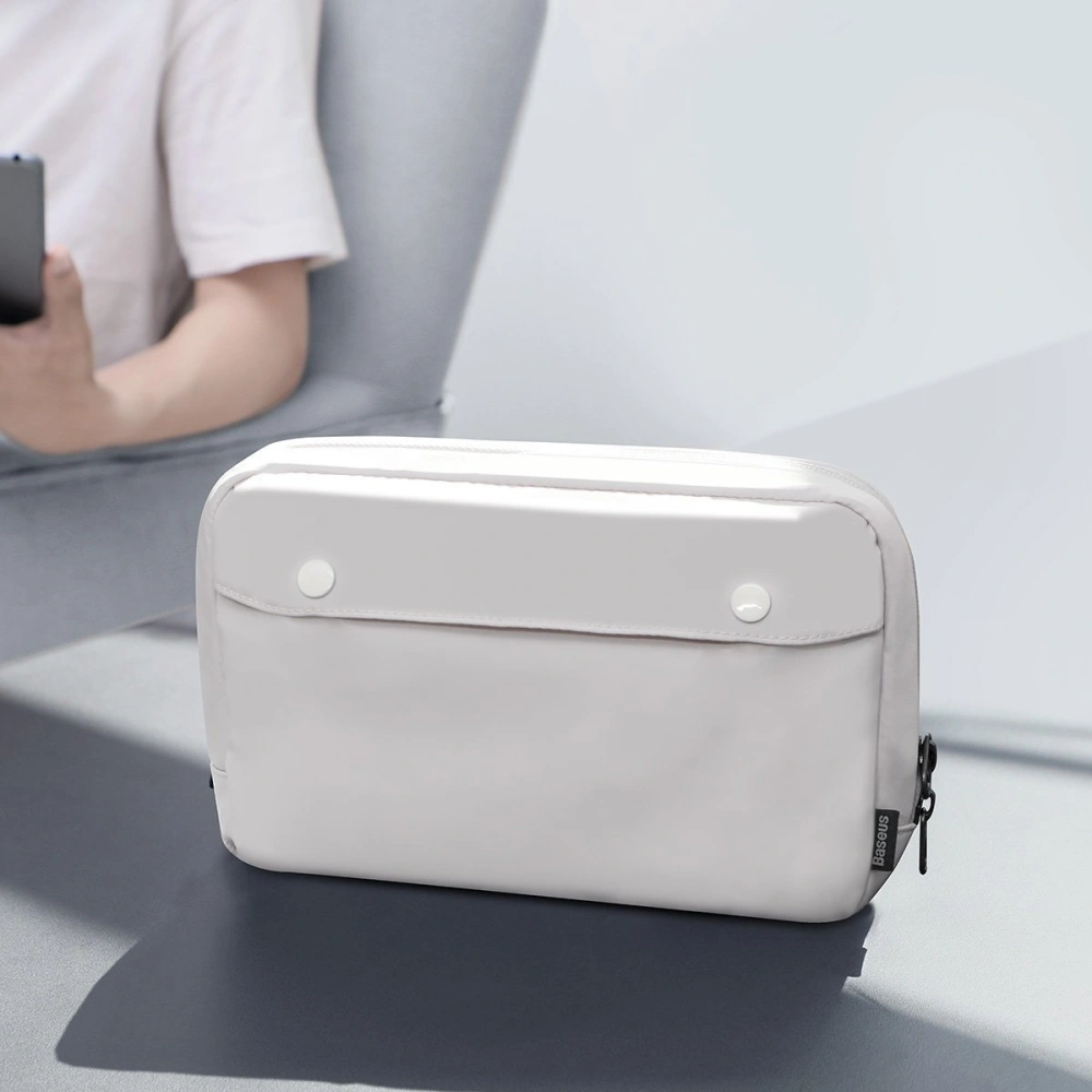 Hurtownia GSM - Etui Baseus Basics S na příslušenství, nárazuvzdorné, voděodolné 220x140x60mm (bílé) - BSU1721WHT - {ean13} - Hurt