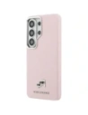 Etui Karl Lagerfeld Saffiano KC Metal Logo MagSafe do Samsung Galaxy S26 Ultra różowy