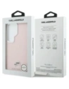 Etui Karl Lagerfeld Saffiano KC Metal Logo MagSafe do Samsung Galaxy S26 Ultra różowy