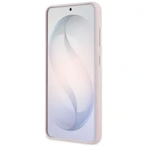 Etui Karl Lagerfeld Saffiano KC Metal Logo MagSafe do Samsung Galaxy S26+ Plus różowy