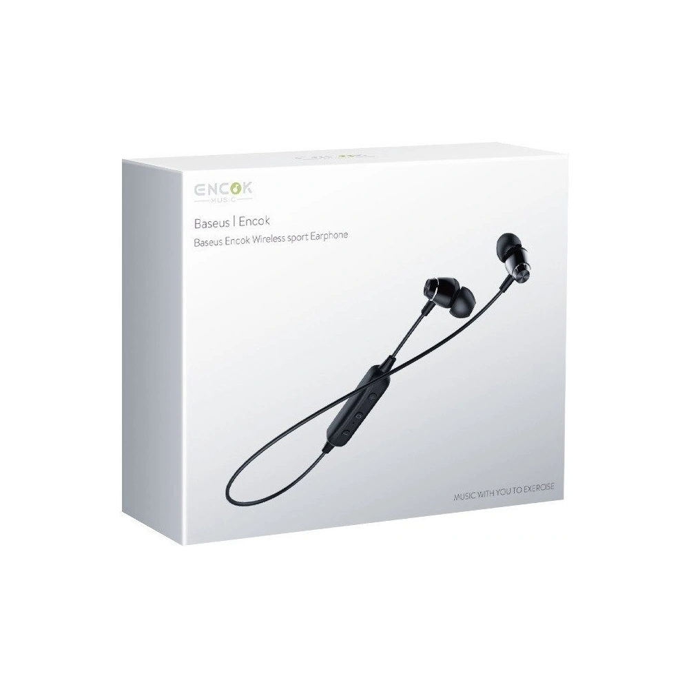 Wholesale Baseus Encok S09 wireless sports headphones (black) - BSU1723BLK - {ean13} - Hurt