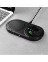 Hurtownia GSM - Bezdrátová indukční nabíječka 2w1 Baseus Planet, smartphone + Apple Watch, 24W (černá) - BSU1725BLK - {ean13} - Hurt