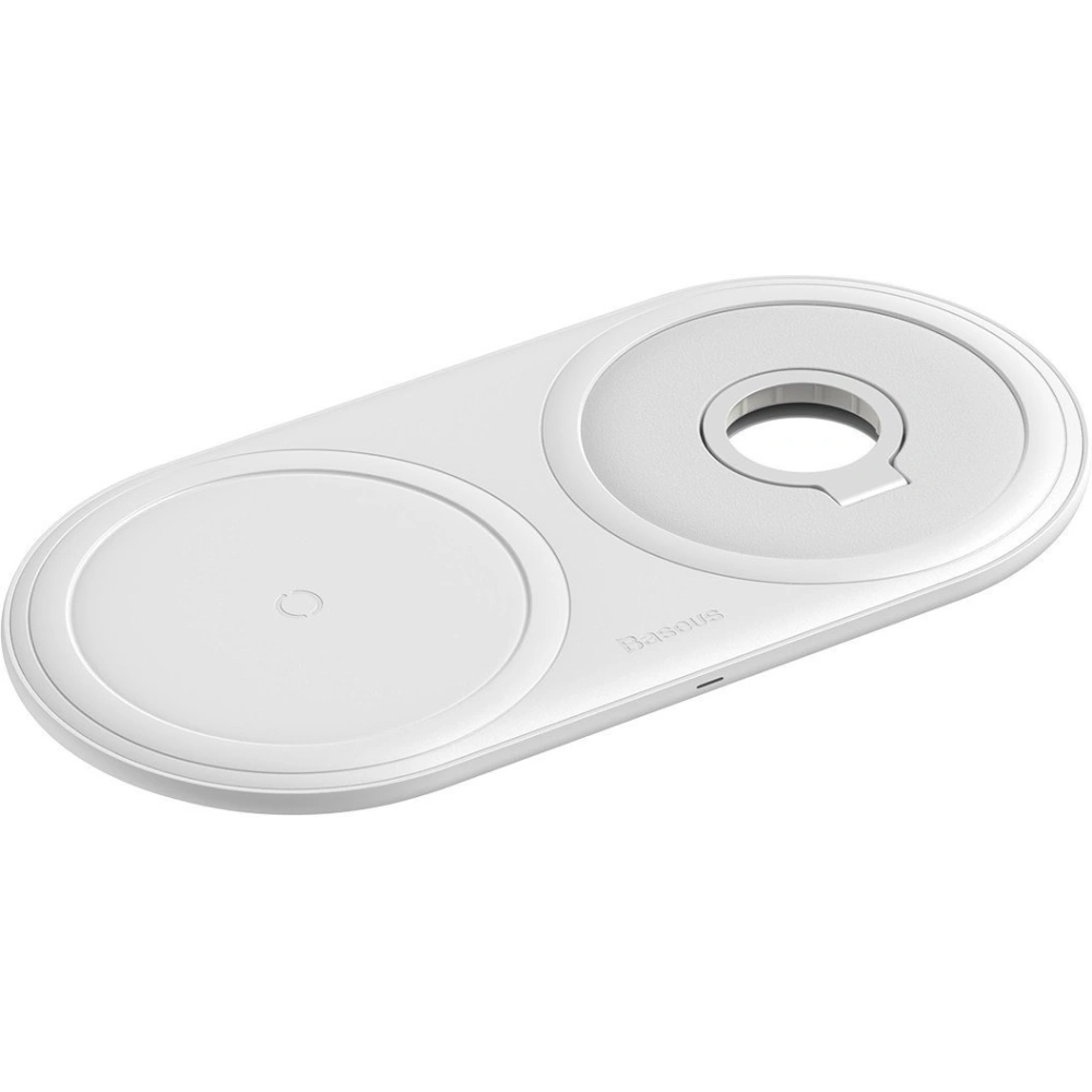 Hurtownia GSM - Drahtloses Induktionsladegerät Baseus Planet, 2w1 24W, QC (weiß) - BSU1726WHT - {ean13} - Hurt