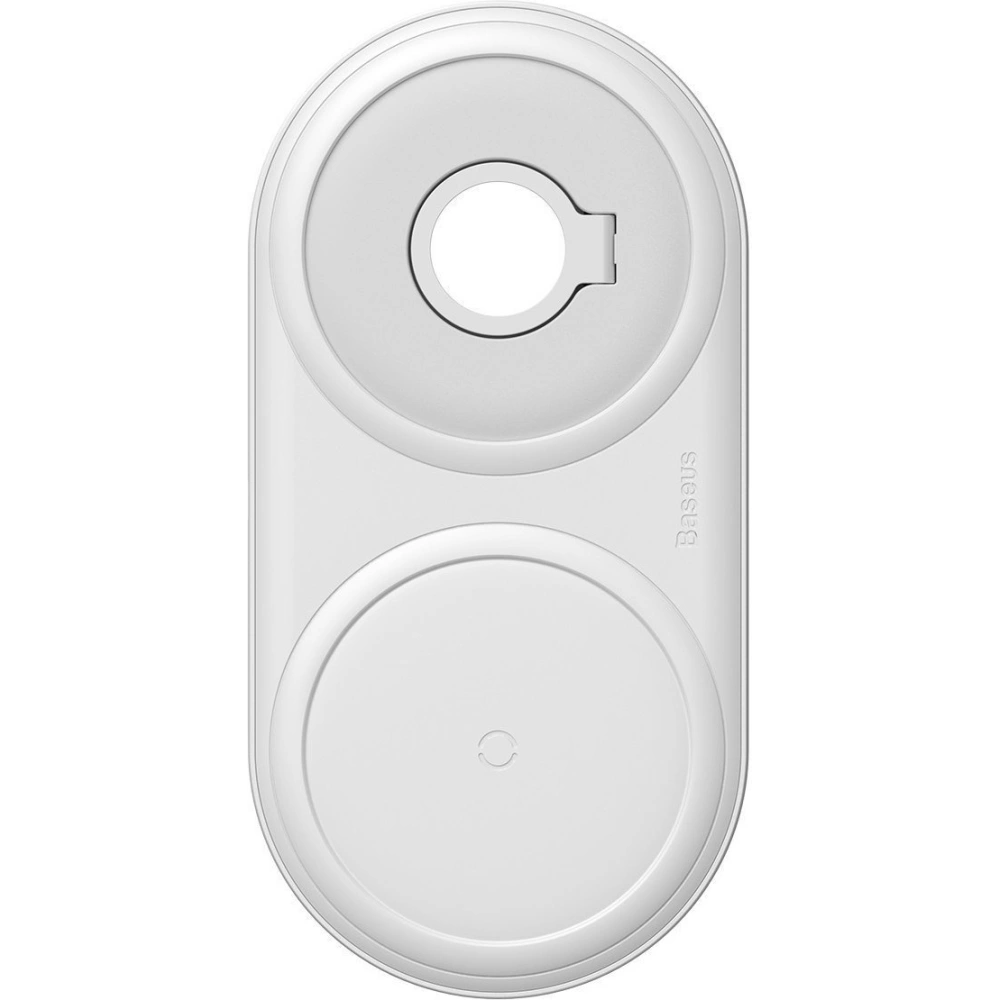 Hurtownia GSM - Drahtloses Induktionsladegerät Baseus Planet, 2w1 24W, QC (weiß) - BSU1726WHT - {ean13} - Hurt