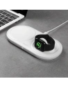 Wholesale 2in1 Baseus Planet wireless induction charger, smartphone + Apple Watch, 24W (white) - BSU1726WHT - {ean13} - Hurt