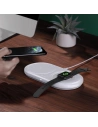 Wholesale 2in1 Baseus Planet wireless induction charger, smartphone + Apple Watch, 24W (white) - BSU1726WHT - {ean13} - Hurt