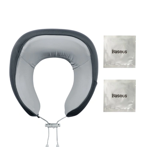 Poduszka podróżna z pianką pamięciową Baseus Thermal Series, z dwoma wkładami (grafitowa)